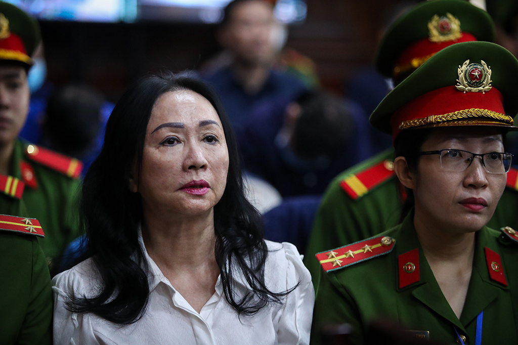 Bị cáo Trương Mỹ Lan tại phiên tòa sơ thẩm
